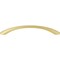 Jeffrey Alexander 160 mm Center-to-Center Brushed Gold Wheeler Cabinet Pull 678-160BG - alternate 2